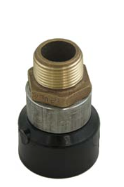 1" fusion x1"MPT  brass adaptors